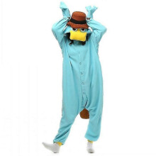 (M*platypus, White) Unisex Perry The Platypus Costumes Onesies Monster Cosplay Pajamas Adult Pyjamas Animal Sleepwear Jumpsuit