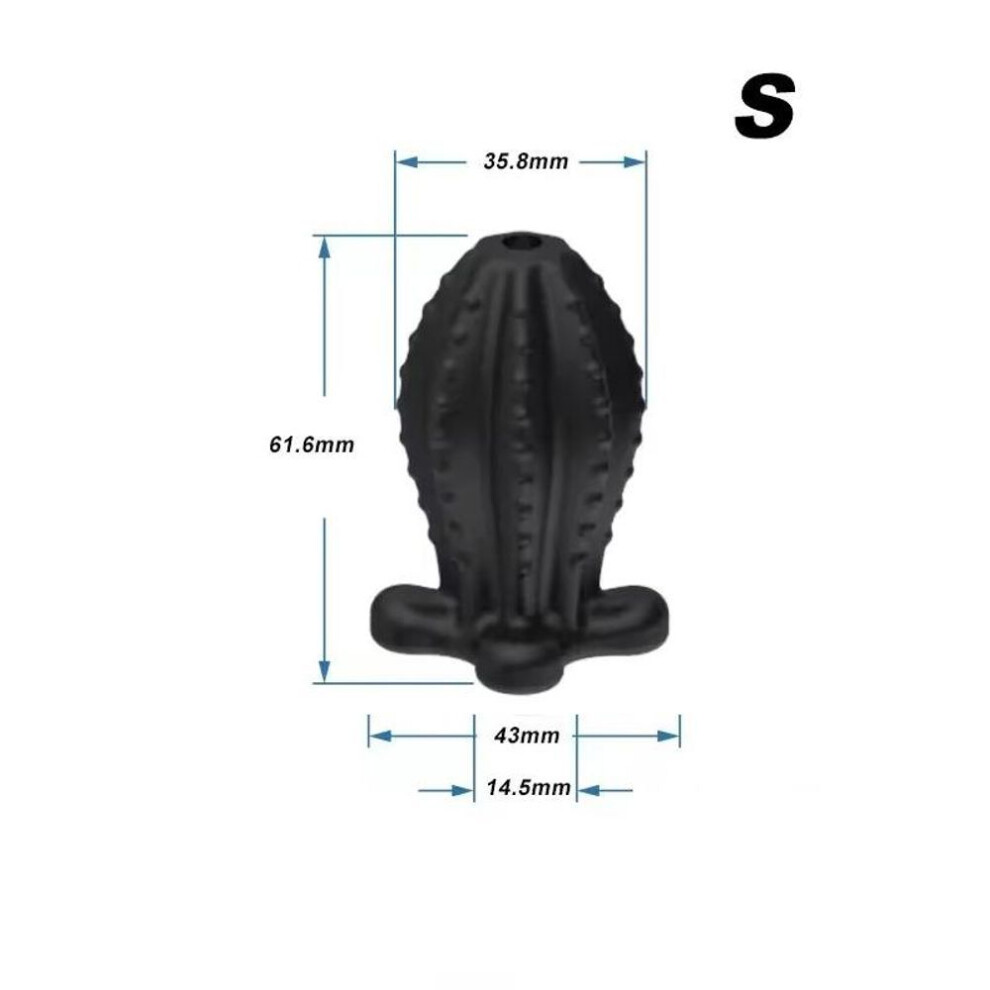 (black, S) Hollow Anal Plug With Plug Prevent Liquid Leakage Recklessly Peeping Easy Enema Vaginal Anal Masturbation Butt Plug Bdsm Sex Toy