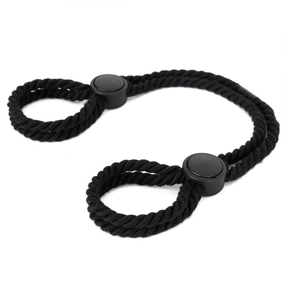 (black) SM Couples Conditioning Cotton Rope Handcuffs Footcuffs Multifunctional Bondage Bondage Adult Toys Couples Conditioning Sex Toys