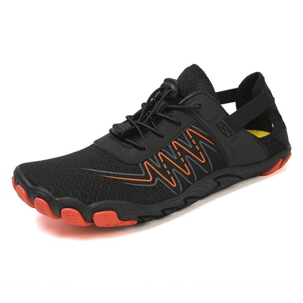 (ivory, 40) New Mens Barefoot Shoes Wide Toe Box Unisex Barefoot Sneakers Outdoor Gym Zero Drop Running Shoes Minimalist Footwear Large Size
