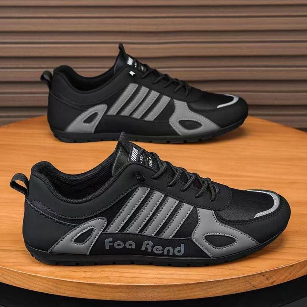 (black, 42) Slip-on Casual Shoes for Men New Men's Sneakers Comfortable Lightweight Male Loafers Soft Men Flat Shoes