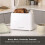 Hamilton Beach Hamilton Beach, Toaster 2 Slice, Essentials, White, HB1116W 5