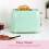 Hamilton Beach Hamilton Beach, Miami Toaster, 2 Slice, Mojito Mint, HB1420M 7