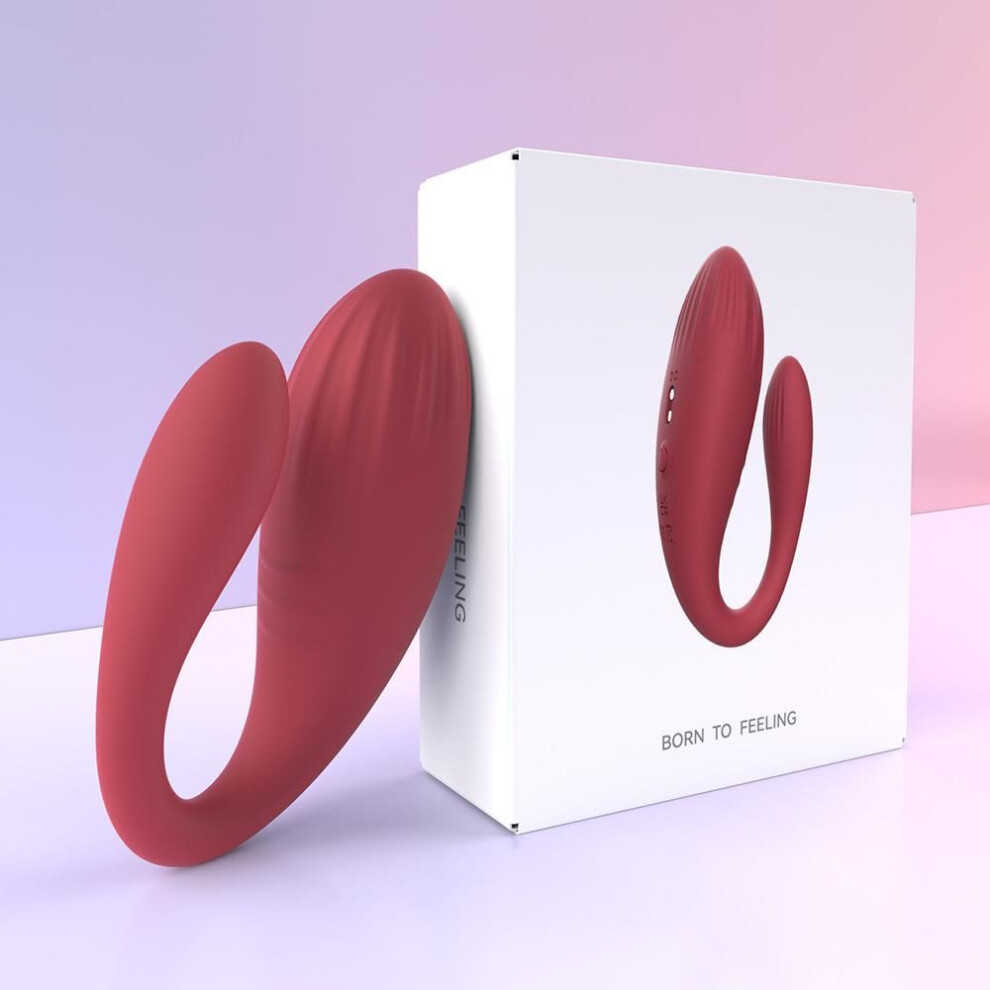 (red) App Bluetooth Control Couple Vibrator For Women Clitoris Stimulate Female G-spot Dual Wearable Vibrating Massage Adult Sex Toys