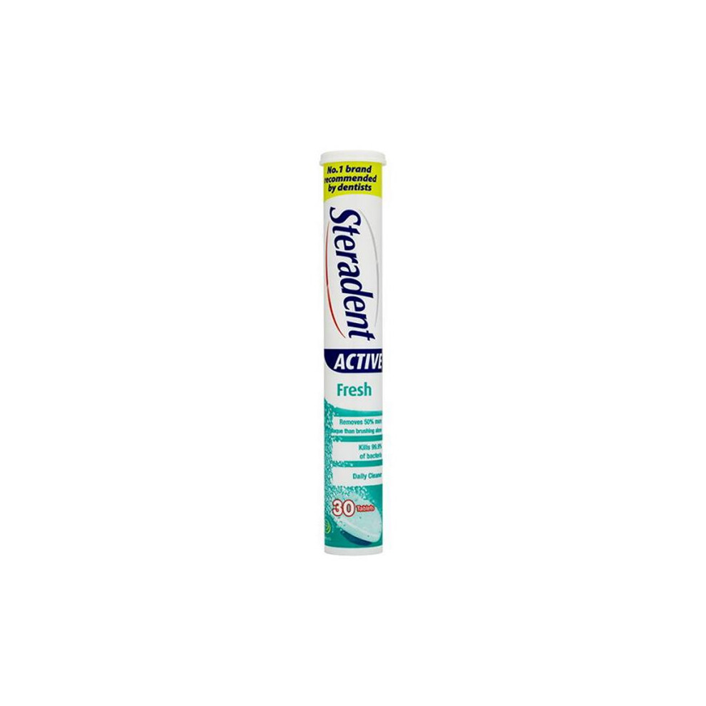 Steradent 3 X Active Fresh 30 Denture Cleaning Tablets