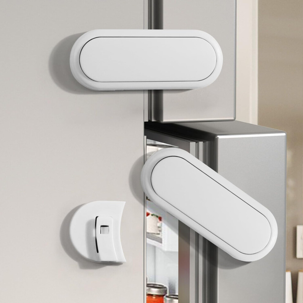Cupboard Locks For Children, 8 Pcs Child Locks For Kitchen Cupboards, Baby Proof Safety Lock For Fridge Cabinet Door Drawer Owill