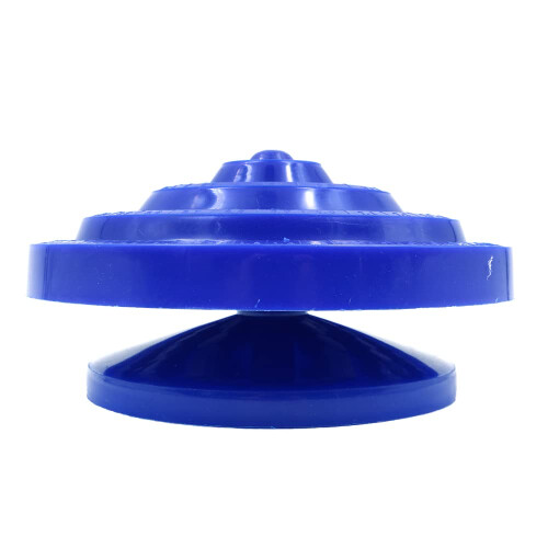 100pcs Hole Round Shape Organizer Case Hard Plastic Drill Bit Organizer Storage Case Stand - Blue 2