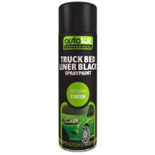 Professional Textured Finish Spray Paint, Truck Bed Liner Black, 500 ml