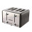 Hamilton Beach Hamilton Beach, Harmony Toaster, 4 Slice, Espresso, HBT018B 1
