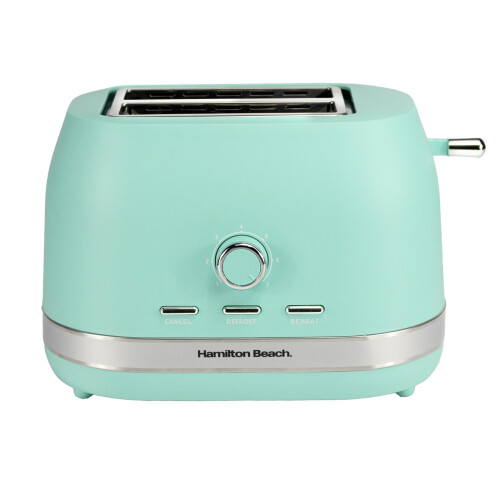 Hamilton Beach Hamilton Beach, Toaster 2 Slice, Ella, 800W, Matte Mint, HBT1322MM