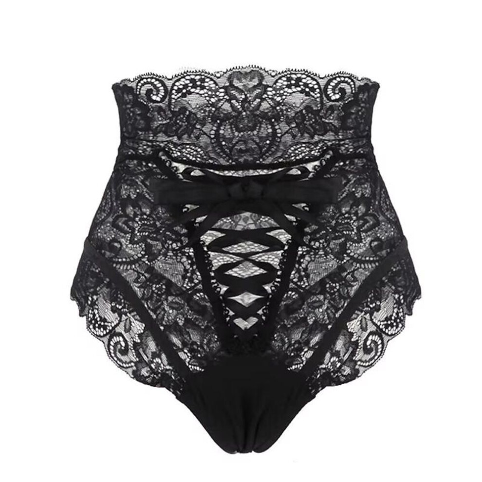TERMEZY Amazing Sexy Panties Women High Waist Lace Thongs and G Strings Underwear Ladies Hollow Out Underpants Intimates Lingerie