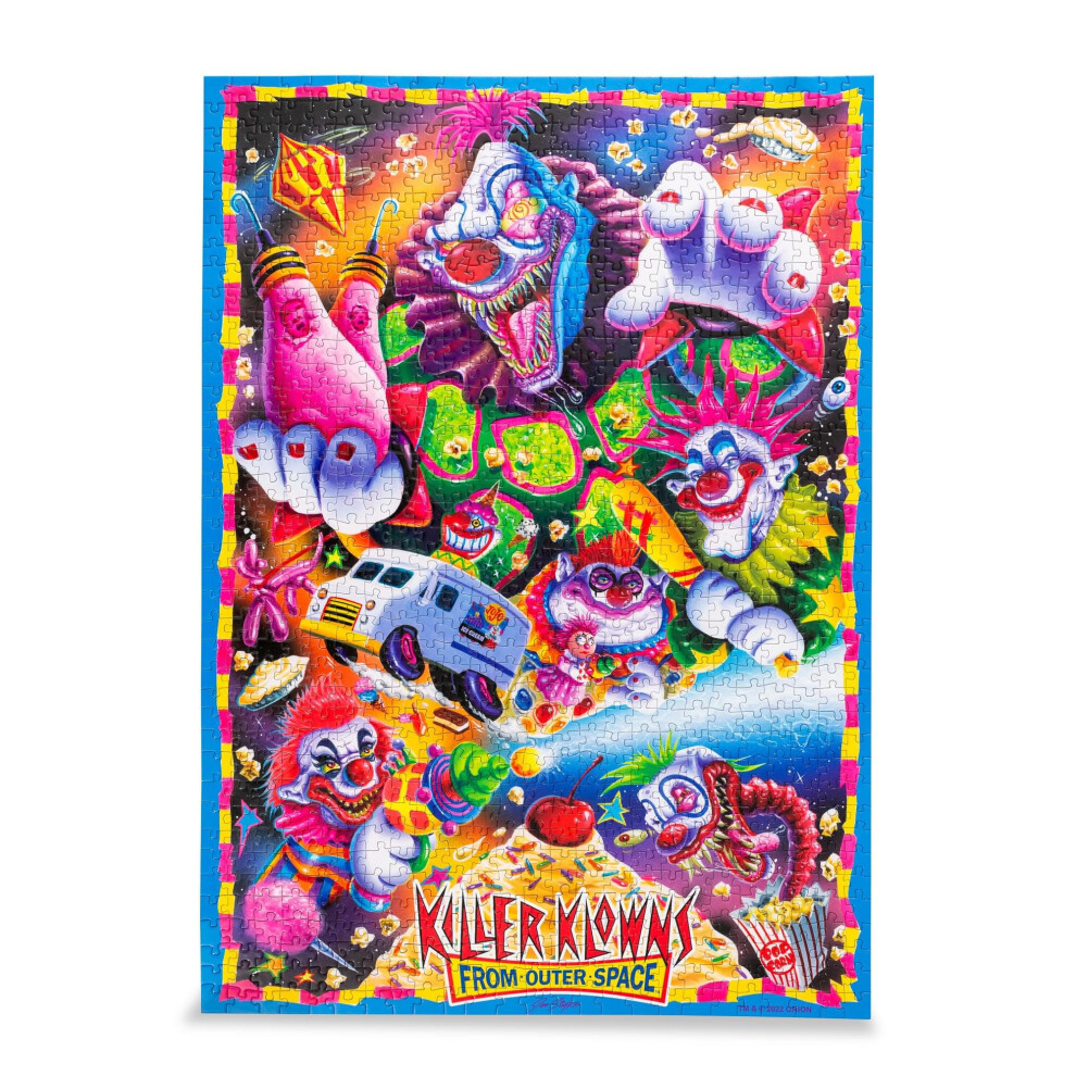 Photos - Jigsaw Puzzle / Mosaic Killer Klowns From Outer Space 1000-Piece Jigsaw Puzzle | Toynk Exclusive