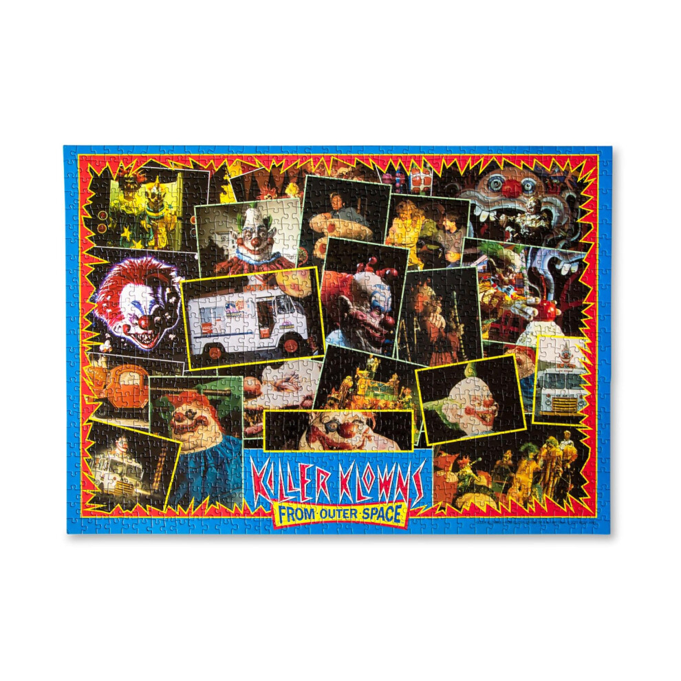 Photos - Jigsaw Puzzle / Mosaic Killer Klowns From Outer Space Kollage A 1000-Piece Jigsaw Puzzle For Adults | 28 x 20 Inches