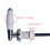 Ceramic Toilet Flush Handle - Chrome Replacement Tank Handle With Adjustable Arm, Universal Fit for Cistern and Lavatory (3/8 Interface) 4
