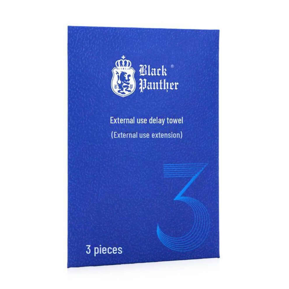 (3rd Gen, Single Premium Pack) Black Panther Third-generation Delay Wipes For Men