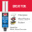 50172UK "Marineweld" Waterproof Adhesive, White, 25 ml 6
