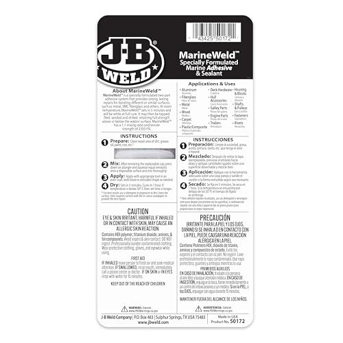 50172UK "Marineweld" Waterproof Adhesive, White, 25 ml 1