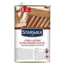 - Long-term Ultra-Protective Oil for Wooden Garden Furniture - Nourishes - Protects - Resists Water and UV Rays - Protects Against Grease and Stains -
