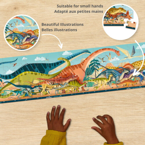 Janod DINO - DINO PANORAMAPUZZEL 1