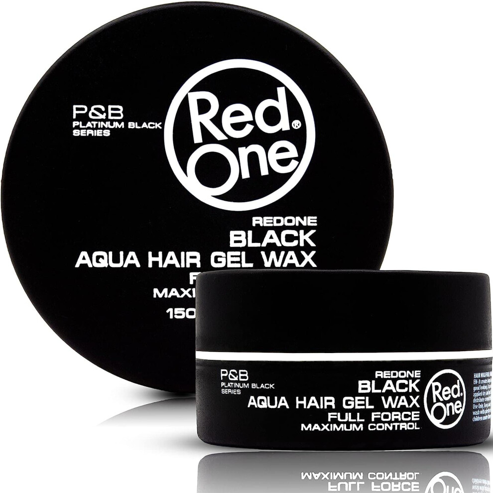 Redone Black Aquatic Hair Wax 150 Ml | Hair Wax For Men And Women | Ultra Hold | Lime Scent | Maximum Control