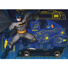 Puzzel 100 stukken XXL : Batman : De Batmobile