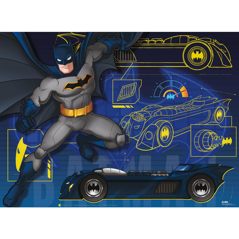 Ravensburger 132621 Batman Jigsaw Puzzle 100 Pieces Xxl For Children, Recommended Age 6+