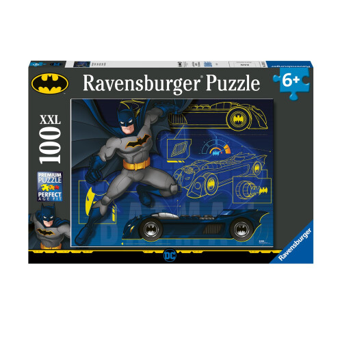 Ravensburger Puzzle 100 pezzi XXL: Batman: La Batmobile 1