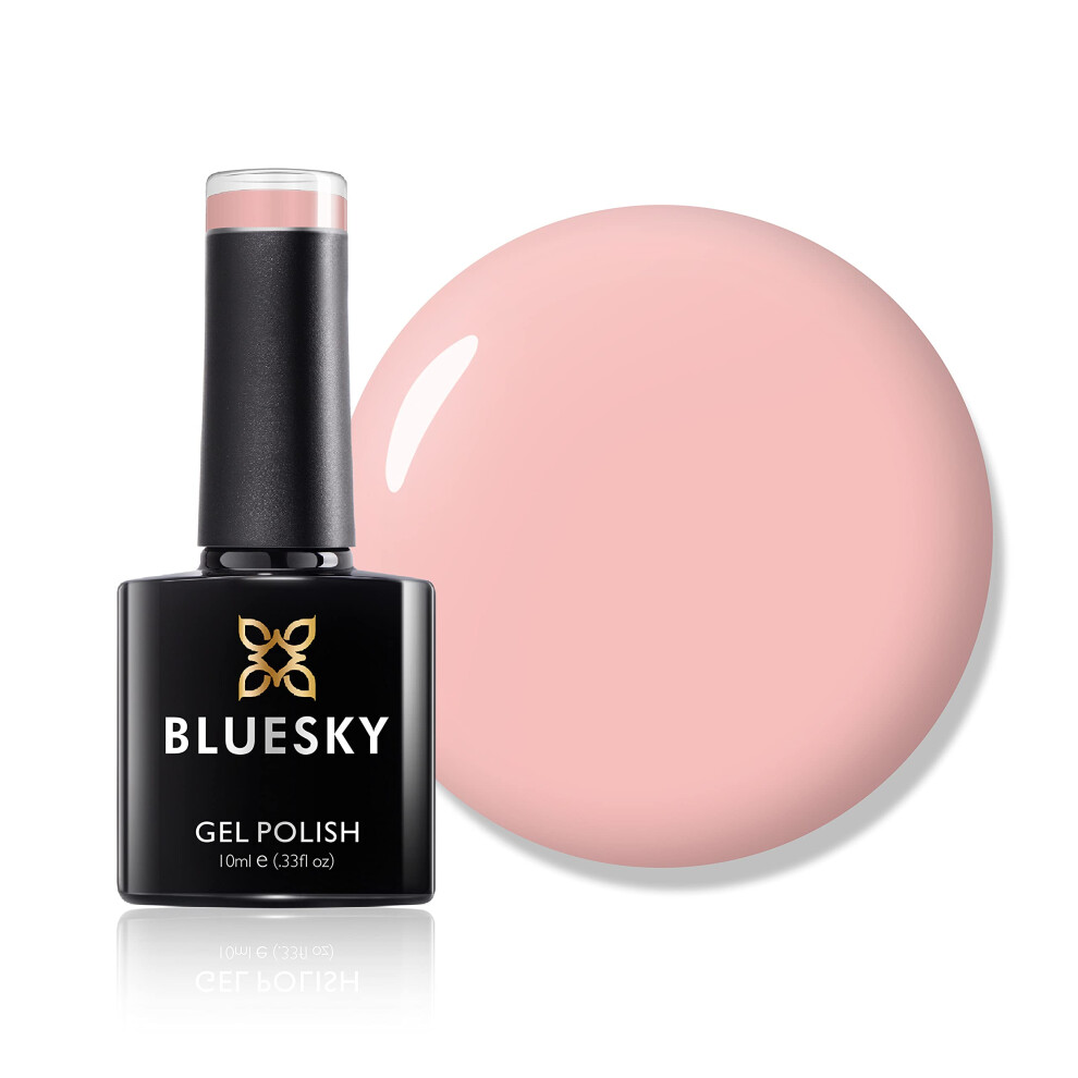 Gel Nail Polish, Peach Nude A095, Lemonade, Light, Pink, Long Lasting, Chip Resistant, 10 ml (Requires Drying Under UV LED Lamp)