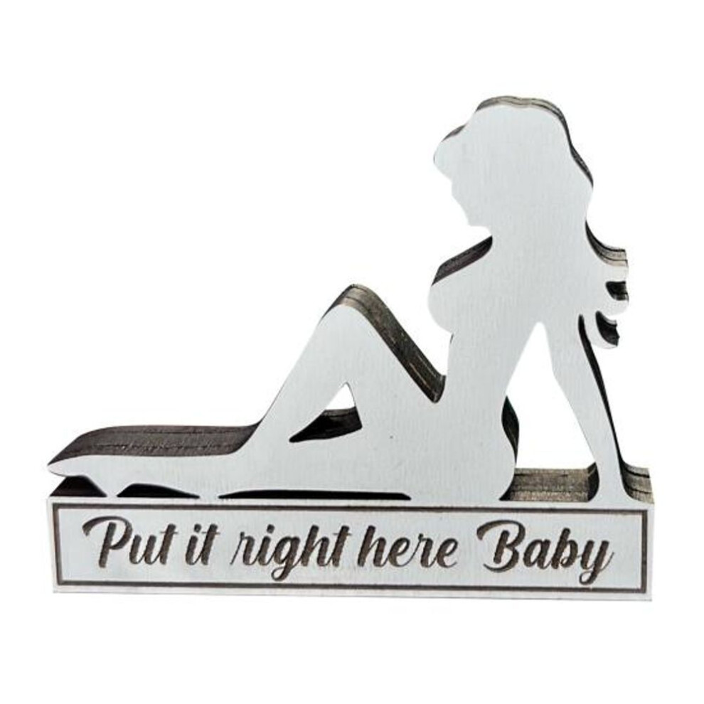 8 Ball Pocket Marker Wooden Marker On Pool Table Female Silhouette
