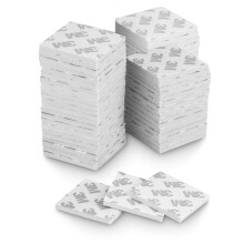 100 Pieces Double Sided Sticky Pads Square Super Strong Foam Self Adhesive Pad Heavy Duty Mounting Sticker Tape for Wall, Glasses, Metals, Plastics-