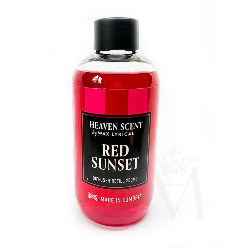 Heaven Scent by Wax Lyrical Red Sunset diffuser refill- Baccarat Rouge