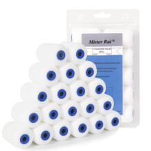 Foam Paint Roller Cover, 2 Inch Sponge Paint Roller Sleeve, Mini Roller Cover for Furniture Painting and Renovating, 2" (50.8MM), Pack of 20