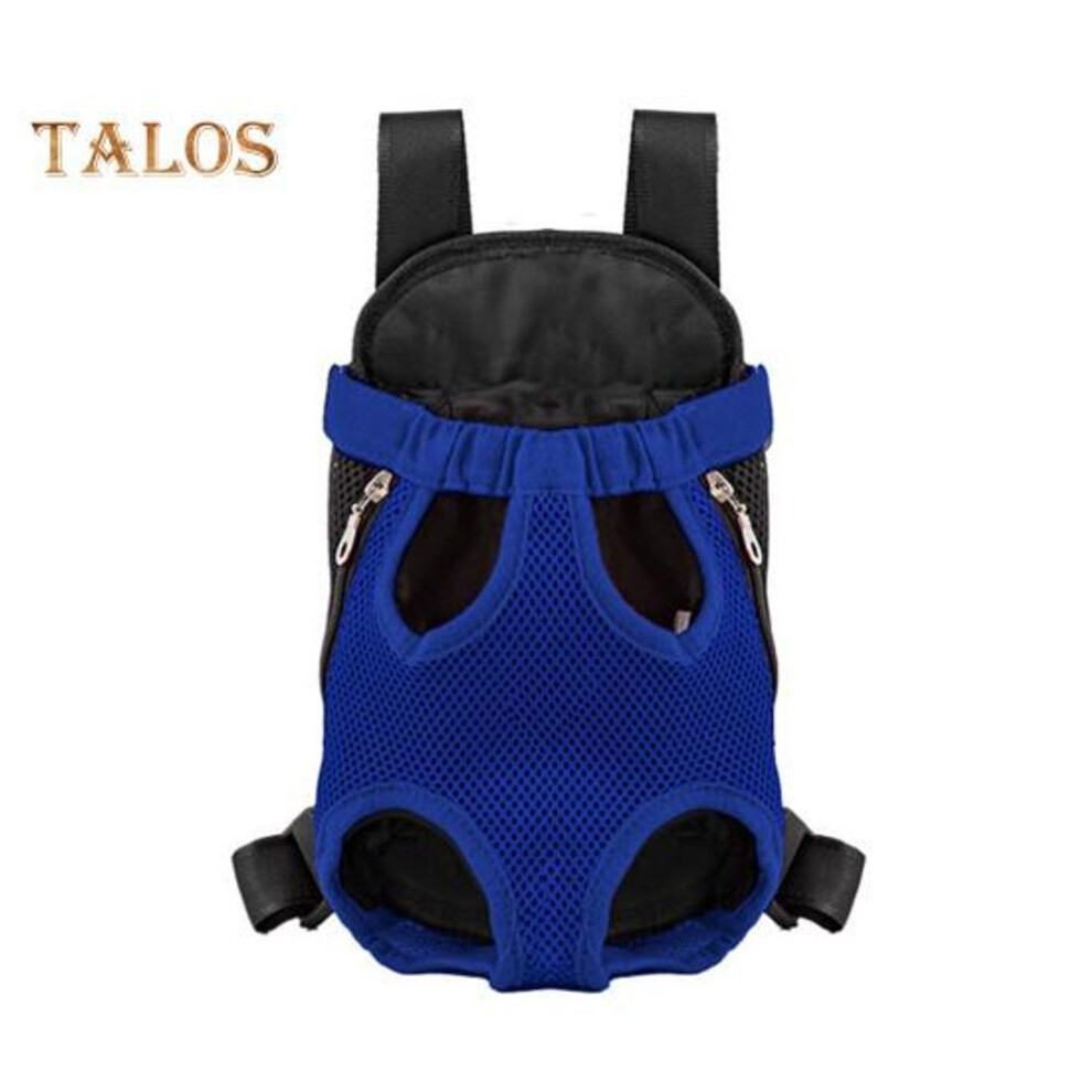 (XL, royal blue) Pet Carrier Backpack Adjustable Pet Front Carrier For Hiking And Riding Portable Pet Legs Out Travel Bag For Cats Small Dogs