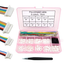 SH1.0 Connectors and Pre-Crimped Silicone Cables Compatible with JST SH 1.0mm for FPV Drone Flight Controller SpeedyBee F405 Holybro Kakute H7 F7