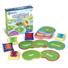Sight Word Toss, Ages 5+, Spelling Games, 220 English Sight Words, Reading & Literacy Skills, Sight Word Games, Suitable for 1 to 6 Players