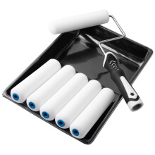 Paint Roller Set, Foam Paint Roller, 6 Inch Foam Paint Roller, High Density Foam Used with All Paints, for Painting Projects of Flat Surfaces