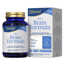 Efalex Brain Formula | 60 Omega 3 Fish Oil Capsules with Evening Primrose Oil | Fish Oil Omega 3 Brain Supplement | Help Support Brain Function,