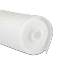 2mm White Foam Underlay for Any Laminate / Real Wood Flooring - 1m x 15m (15m2 Roll Size) - Acoustic / Insulation Underlay by FloorPro