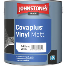 2.5LTR - JOHNSTONES VINYL MATT BRILLIANT WHITE