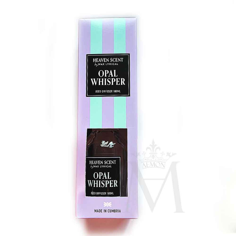 Heaven Scent by Wax Lyrical Opal Whisper reed diffuser - Black Opium