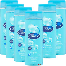 Original Shower Gel for All Skin Types, Effectively Cleanses and Protects Your Skin, 100% Soap Free, 500ml (Pack of 6)
