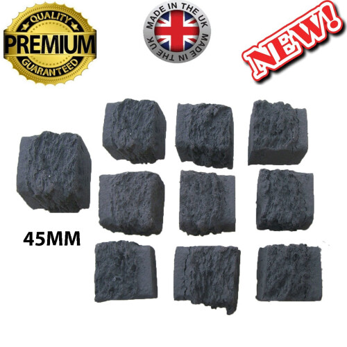 Gas Fire Coals Square Medium Size 20 Coals in Coals 4 You Packaging 1