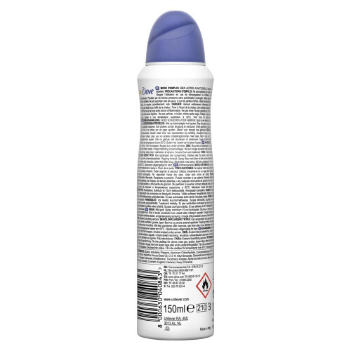 Dove Kit 6 Pieces Where 150 ml Deodorant Spray Original Classic 1