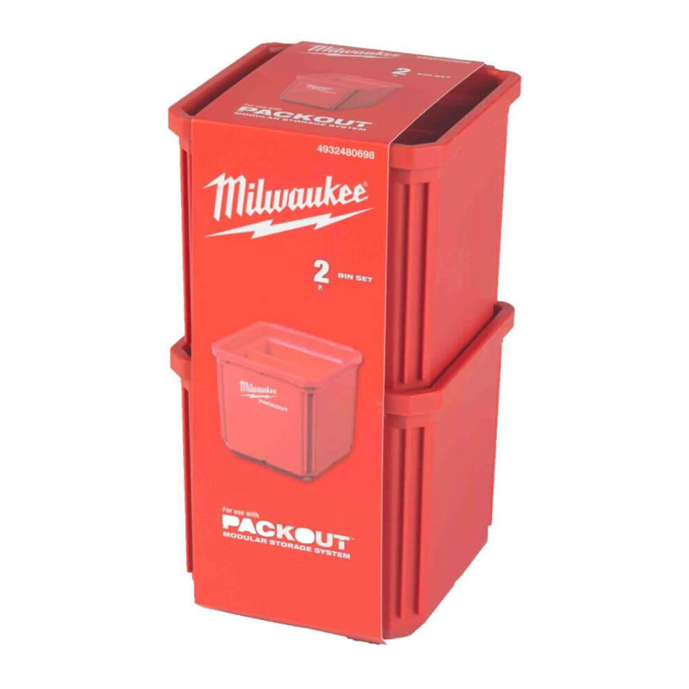 Packout Container 10 x 10 cm Pack of 2, Red