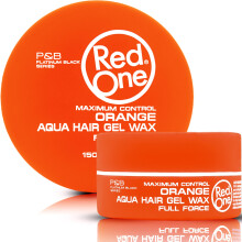 Redone Haarstylingwax Oranje 150 ml | Randcontrole | Ultra-hold | Gelwax | Haarwax voor mannen en vrouwen | Meloengeur | Maximale controle