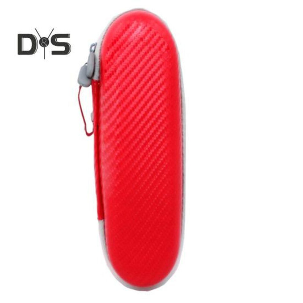 (red) Toothbrush Travel Case With Mesh Pocket Zipper Closure Shockproof Impact Resistant Electric Toothbrush Organizer For Philips