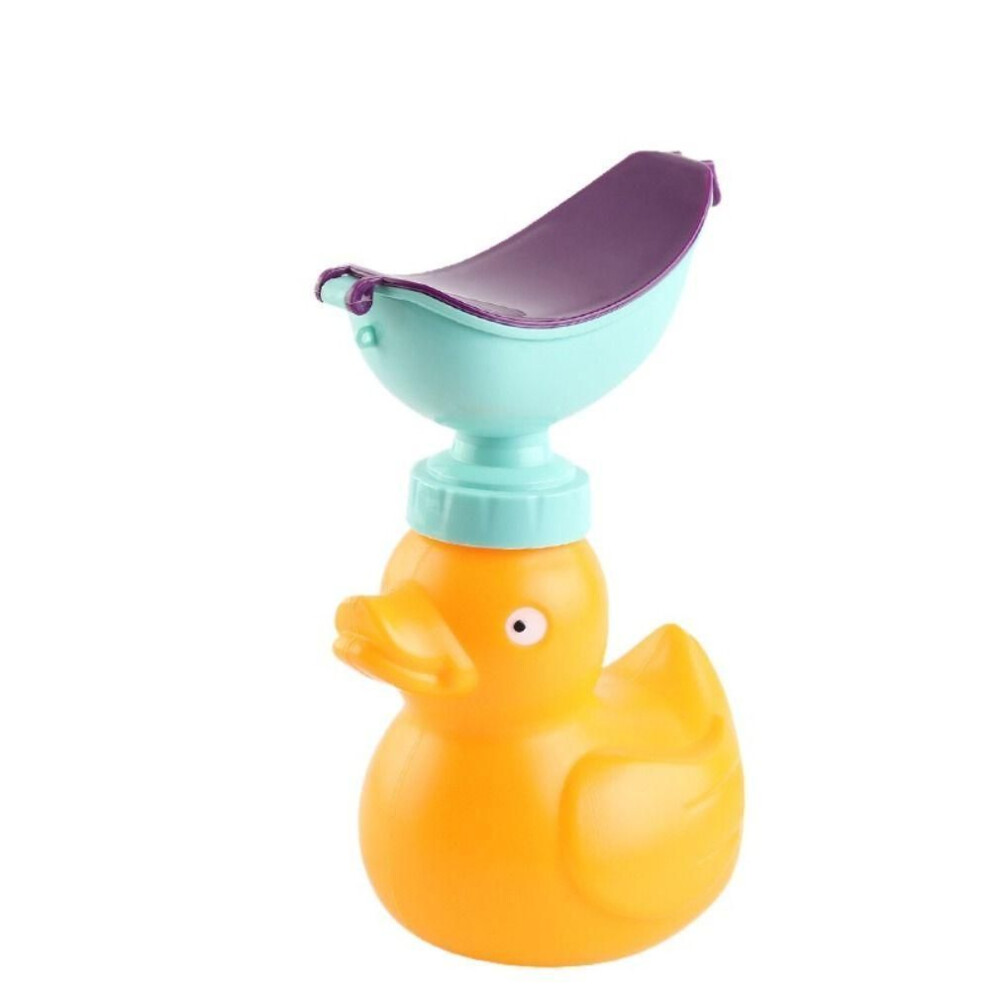 (yellow,purple, 600ML) Adult Children Retractable Urinal Bucket Foldable Training Potty Tool  Toddler