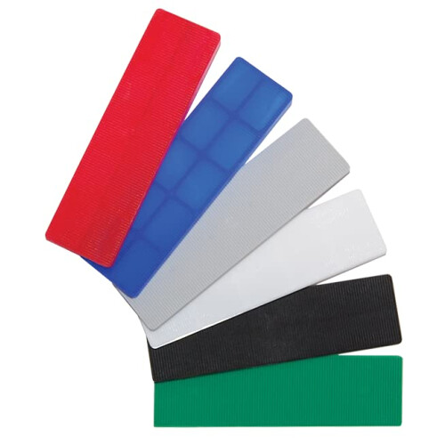 AF4F 28mm x 100mm (100, Mixed 1-6mm) Assorted Window Glazing Glass Flat Plastic Packers Several Sizes Variations Available