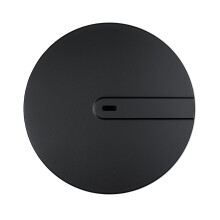 30724568 Slim+ ABS dome for Wirquin shower waste, black