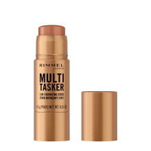 Multi Tasker 3 in 1 Bronzing Stick, 002 Medium, Sculpted and Bronzed Glow, All-Day Wear, Sheer and Dewy Finish, Infused with Vitamin C & E, Vegan